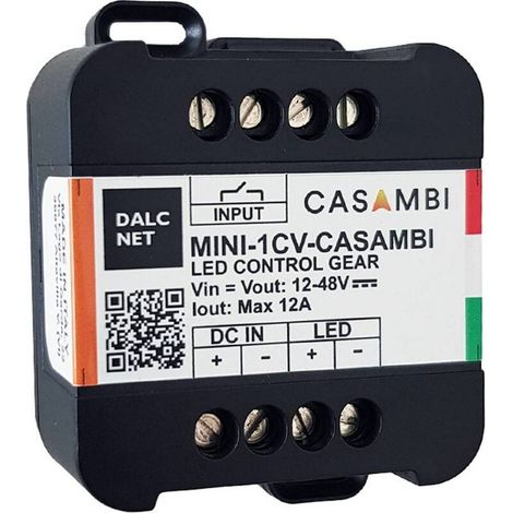 [NEUWERTIG] B-Ware Dalcnet Dimmer Steuergerät LED Dimmer 12V-48V 10A CV Casambi (1/2)