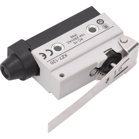 Interrupteur de fin de course micro SPDT XZ7-120 à levier à charnière, 10 A, 250 V CA, protection IP65 (1/5)