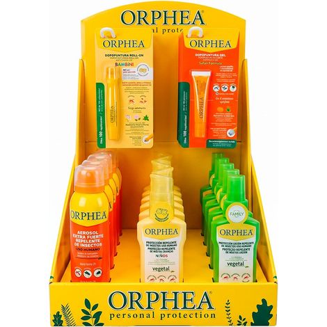Expositor sobremesa repelentes mosquitos 30 uds