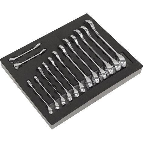 Sealey Siegen Stubby Combination Spanner Set 14pc S01232