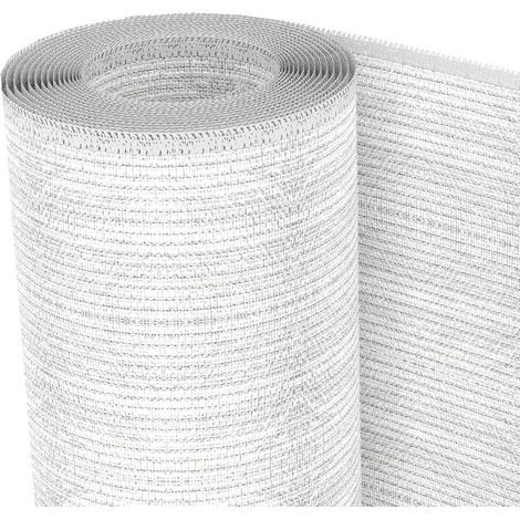 Filet Brise Vue Soleado in White 1,50x5 m Blanc, Filet Tissé d'Occultation pour Terrasses, Balcons et Jardins, Filet d'Ombrage pour Protéger du Soleil (1/5)