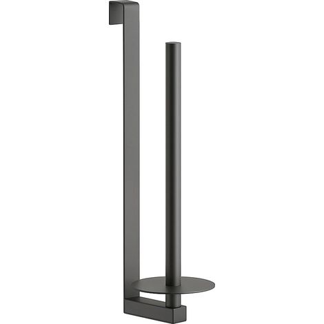 Kibath Percha lateral portarrollos acabado GUN METAL fabricado en acero inoxidable