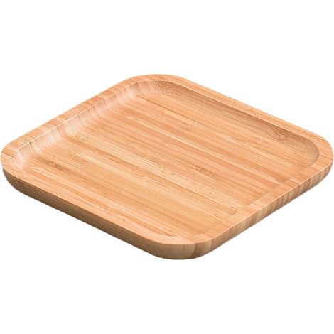 Plateau En Bambou - Rectangulaire - 30 X 20 X 3 Cm - Pour Salle De Bain Cuisine Salon - 1 Pièce (1/5)