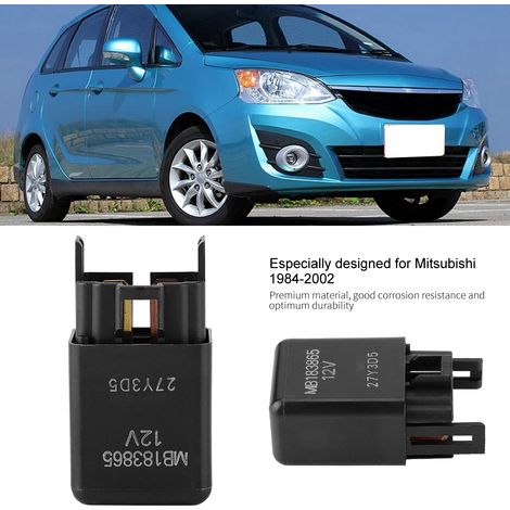 Relé de arranque automático MB183865, 12 V, negro para Mitsubishi Chrysler Dodge Plymouth