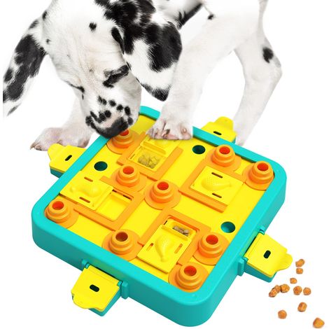 Jouet de Puzzle pour Chien et Chat Moyen et Grand Jouet Interactif Distribution de Nourriture Jeu Enrichissement Mental et Alimentation Lente (1/5)