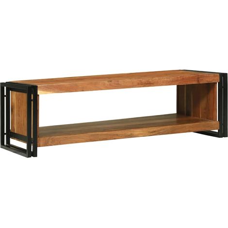 Table basse,Table d'appoint,Table de Salon Marron 120 x 50 x 38 cm Bois d'acacia massif CFW32442 (1/5)
