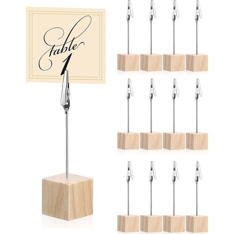12 Support Photo a Poser,Porte Photos,Support Photo,Porte Photo Pince,Porte Photo sur Pied,Porte Photo,Pince Photo,Support Etiquette,Pince Mémo Support Photo,Mémo Clip Photo Pince Crocodile (1/5)