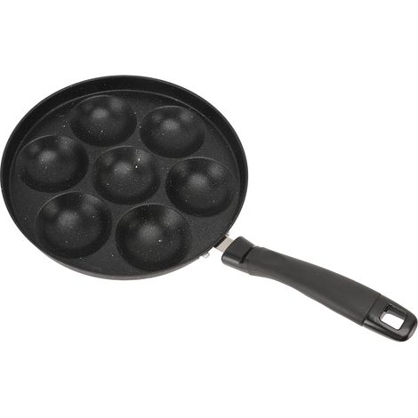 Eierpfanne, Omelettpfanne, 7 Mulden, antihaftbeschichtet, multifunktional zum Kochen und zur Zubereitung von Frühstück. (1/5)