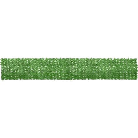 Mampara para balcón, 500 cm x 75 cm, poliéster resistente, resistente a los rayos UV, fácil de limpiar, apta para balcones y patios. (1/5)
