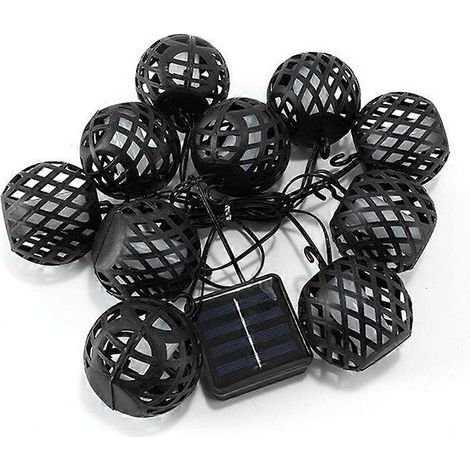 Solar Fire Ball String Lights, Garden Lights for Garden Backyard Party Halloween Christmas (1/5)
