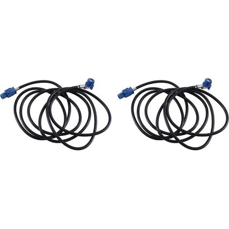 Câble HSD 4 broches (2 x 4 broches) coudé, connecteur mâle-mâle, faisceau audio pour caméra de voiture, câble LVDS (1/5)