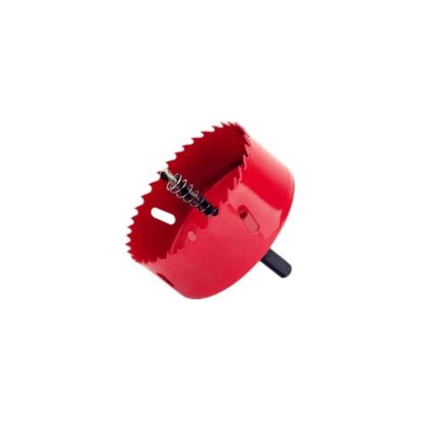 Sega a tazza bimetallica da 105 mm con adattatore esagonale, adatta per punte pilota per legno, alluminio, ferro e plastica. - Crezuo
