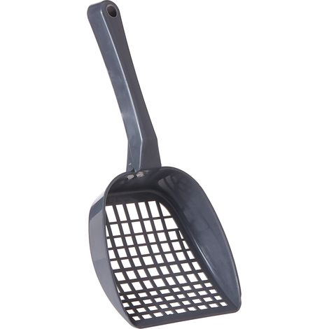 Pelle à litière pour chats, blanc/gris (1/4)