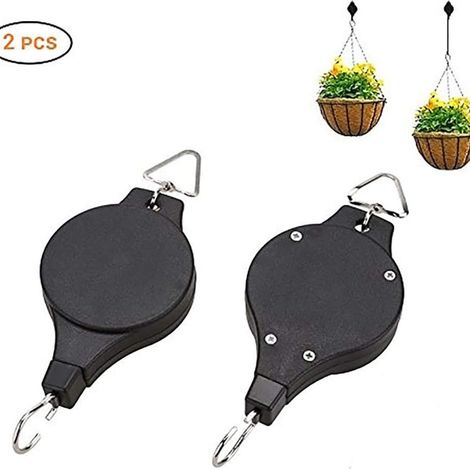 Élévateur de feux de signalisation, jeu de 2 poulies à câble, élévateur de feux de signalisation, élévateur pour plantes, rétractable. KLB-AquaForge (1/5)