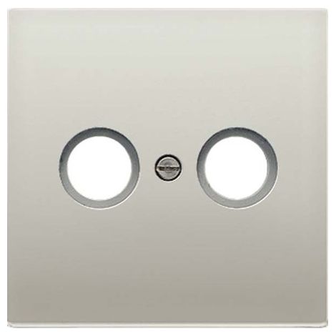Jung Copertura per prese antenna 1 posto, serie LS, alluminio AL 2990 TV
