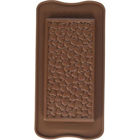Stampo silicone Love Choco Bar Silikomart tavoletta SCG38 (1/3)
