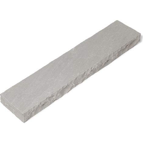 Margelle de piscine Grès Kandla Gris 100x20x8 cm Bord Naturel (à l'unité) - RO'MA NATURE
