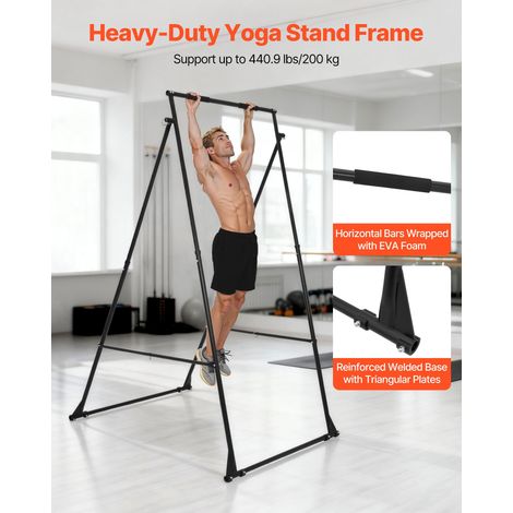 Structure Balançoire pour Yoga Aérien, Portique pour Hamac et Yoga avec Charge Maximale 200 kg, Support de Traction Triangulaire, a… (1/5)