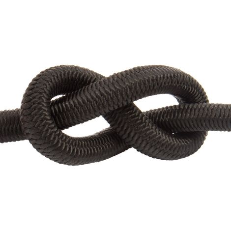 DQ-PP Gummiseil Schwarz 10 mm 5 m