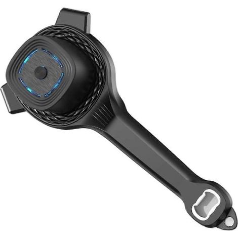 Ouvre-boîte électrique avec technologie Power-Clamp : serrage automatique et rotation manuelle pour une ouverture facile (1/5)