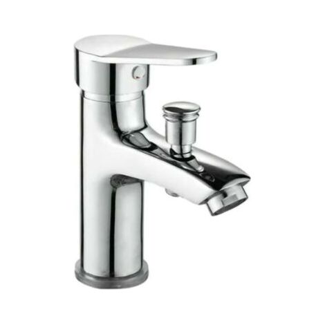 BUNTHAUS PA Mitigeur de douche Robinet de douche robinet monotrou à double usage chaud et froid Alliage (1/4)