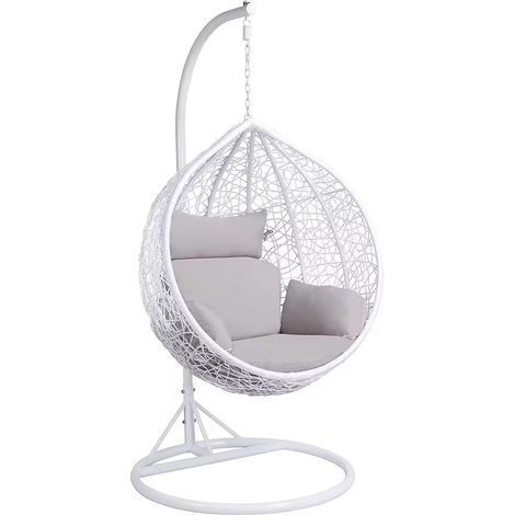 Poltrona a dondolo sospesa Giglio - Bianco