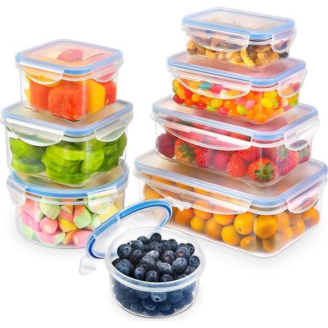 YASHE Frischhaltedosen-Set SE-16PCS, 16-teilig, 5,54 L, PP (1/5)
