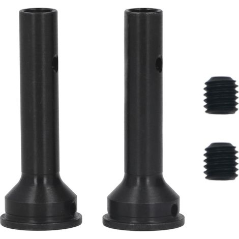 2 pièces Axe CVD Acier 8mm pour Voiture Télécommandée, Accessoires pour Modèles ARRMA 1/7 et 1/8, Noir (1/5)
