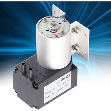 Unterdruck-Vakuumpumpe mit Halterung – 72 kPa, 8 W, 12 l/min, 24 V DC (1/5)