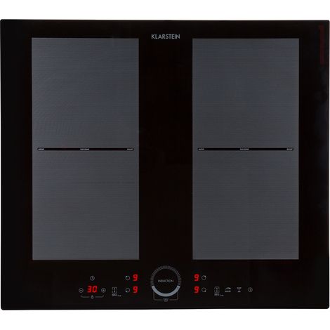 Klarstein Placa de inducción Delicatessa 60 4 zonas 7000W vitrocerámica