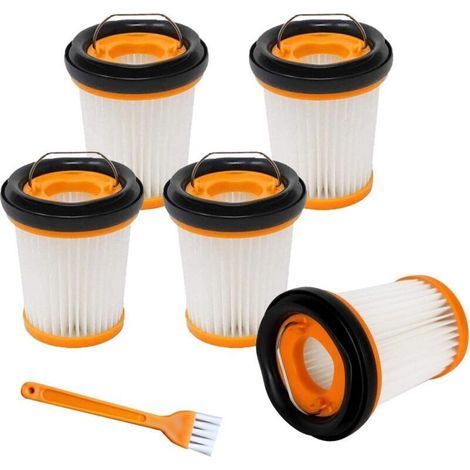 5pcs Filtre de Remplacement Compatible avec Shark W1 WV200 WV201 WV205 WV220 Aspirateur Portatif Sans Fil, Comparez à La Partie XHFWV200