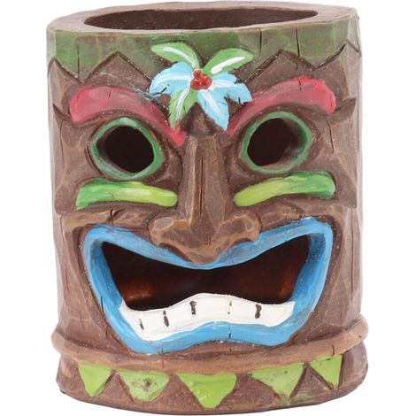 Grimace Ashtray Resin Tree Face Candle Holder Pen Holder Decorative Ornament for Indoor and Outdoor Type B (1/5)