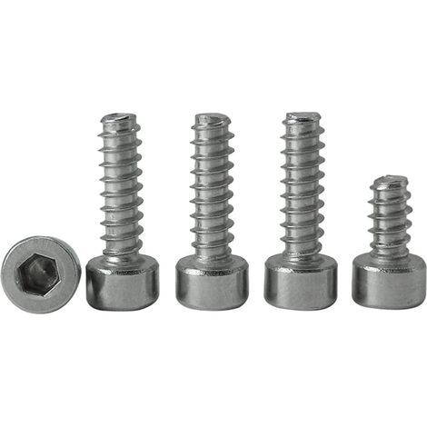 Durable Lot de 30 vis autotaraudeuses M4 en acier inoxydable à douille hexagonale ronde auto-taraudeuses boulons en tôle portables (taille : M5 x 20 mm) (1/3)