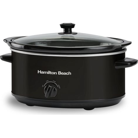 Hamilton Beach 'The Family Favourite' 6.5L Black Slow Cooker (1/5)