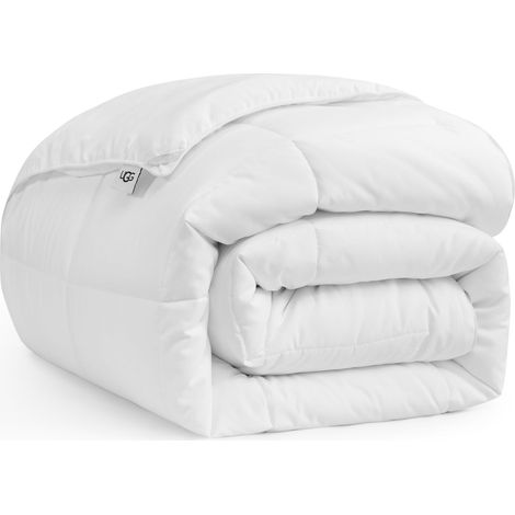 Couette Basique matelassée évacuant l'humidité pour très Grand lit – Lavable en Machine – Tissu Doux et rafraîchissant de Style hôtelier – Couette Alternative au Duvet pour très Grand (1/5)
