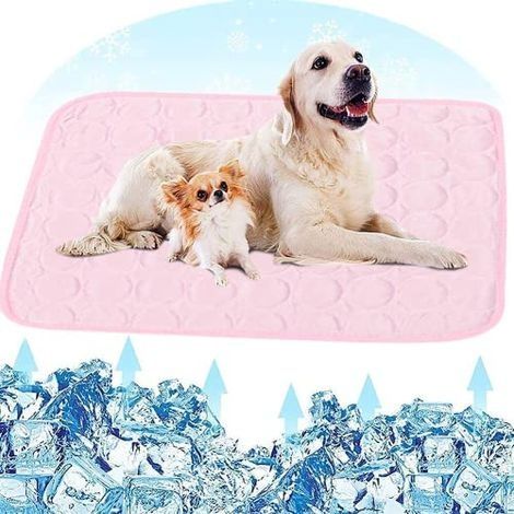 Fueegue Tapis Refrigerant Chien, Tapis Rafraîchissant pour Chien, Pet Cooling Mat pour Chiens de Petite et Moyenne Taille ou Chats Durable (1/5)