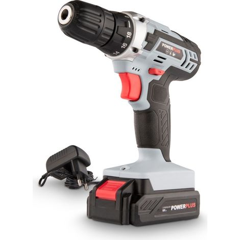 Taladro atornillador bateria litio 16v powc1061 powerplus (1/5)