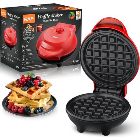 Mini gaufrier électrique, usage domestique, four à œufs et gâteaux, plaque de cuisson, scones, appareil de cuisson pour le petit-déjeuner (1/5)