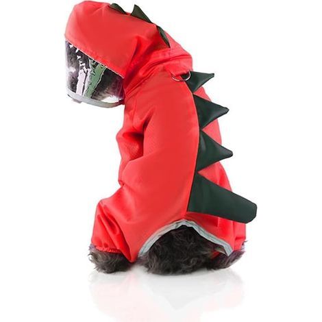 Imperméable réfléchissant à motif dessin animé pour petits chiens, vêtements d'été pour petits chiens, New York (1/2)