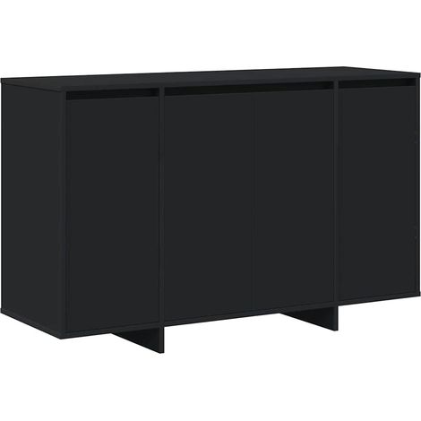 Maison Exclusive - Credenza Nero 120 x 41 x 75 cm Legno multistrato