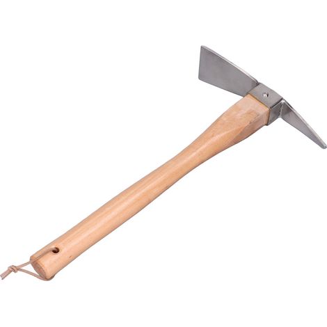 Hache de Pioche en Acier Inoxydable - Outil de Jardinage Durable et Pratique