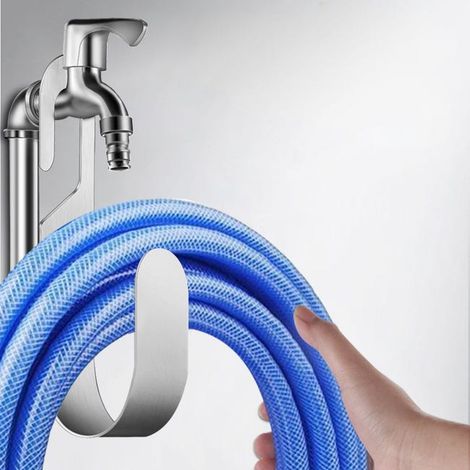 Rubinetto in acciaio inossidabile 304, porta tubo da giardino per esterni, resistente alla ruggine, facile da installare (1/3)
