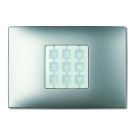 Placa de pared rectangular de aluminio, paquete de 1 pieza NICE OPLA WRA