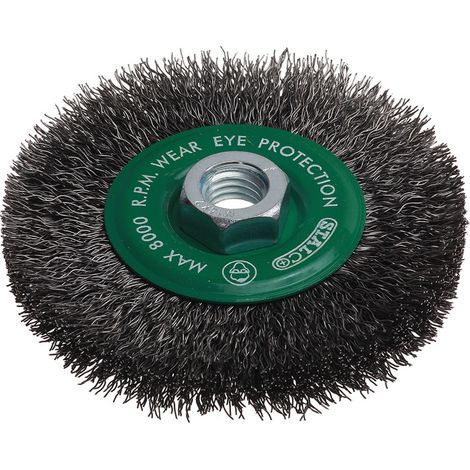 Cepillo de disco Stalco ø100 mm Rosca M14 S-34640