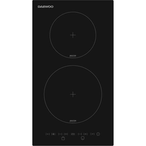 Plaque de cuisson a induction - DAEWOO - 2 foyers - 30 cm - BH3ITF25BNM - Noir