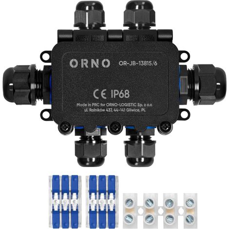 Anschlussdose orno IP68 39 x 82 x 39 mm (1/2)