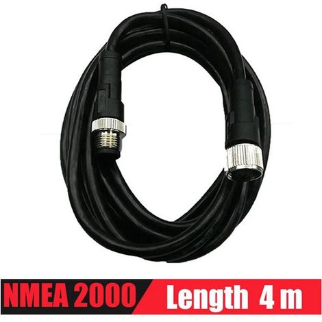 x 4 m NMEA2000 Multifunktions-Konverterkabel aus schwarzem Kupfer und Gummi mit NMEA200-Stecker. (1/5)