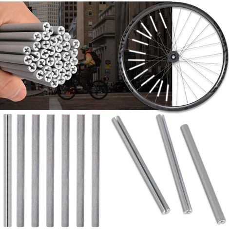 Réflecteurs pour vélos - Réflecteurs de rayons pour roues de vélo, Réflecteurs de rayons étanches, Protections de rayons, Réflecteurs de visibilité à 360° pour la conduite de nuit (1/5)
