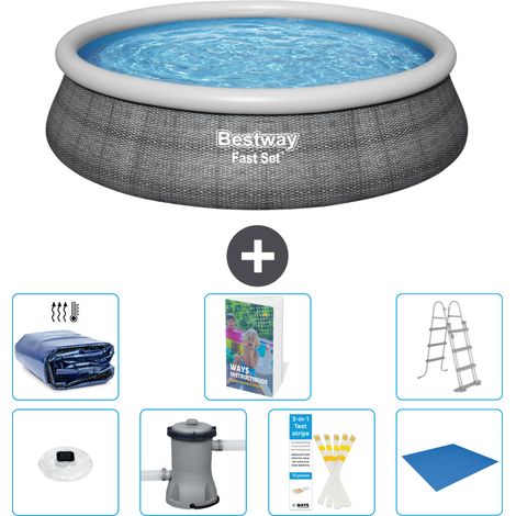 Bestway Piscina Bestway Fast Set Redonda - 457x107 cm - 8-piezas S446 (1/5)