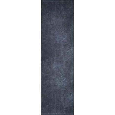Tapis en PVC Lisse - Couleur Gris Effet Ciment - Long - pour Couloir, chemins, Cuisine / 50 x 850 cm/Gris (1/5)